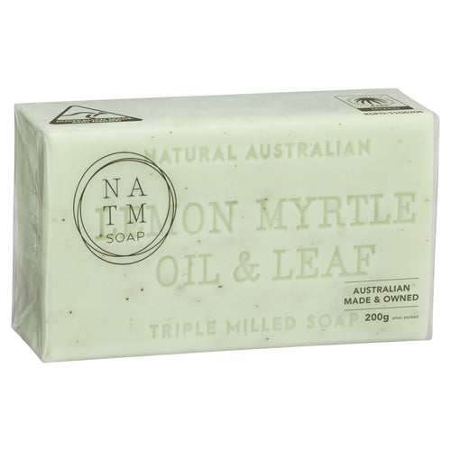 Lemon Myrtle Oil & Leaf Soap 200g