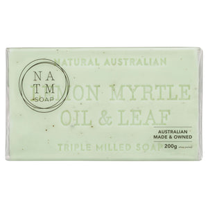 Lemon Myrtle Oil & Leaf Soap 200g