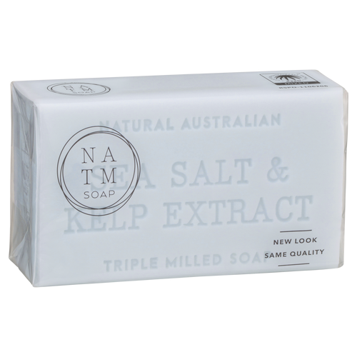 sea salt and kelp extract 200g australian triple milled soap bar