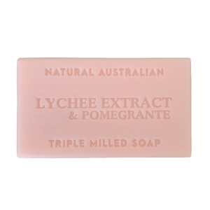 Lychee Extract and Pomegrante Soap 100g